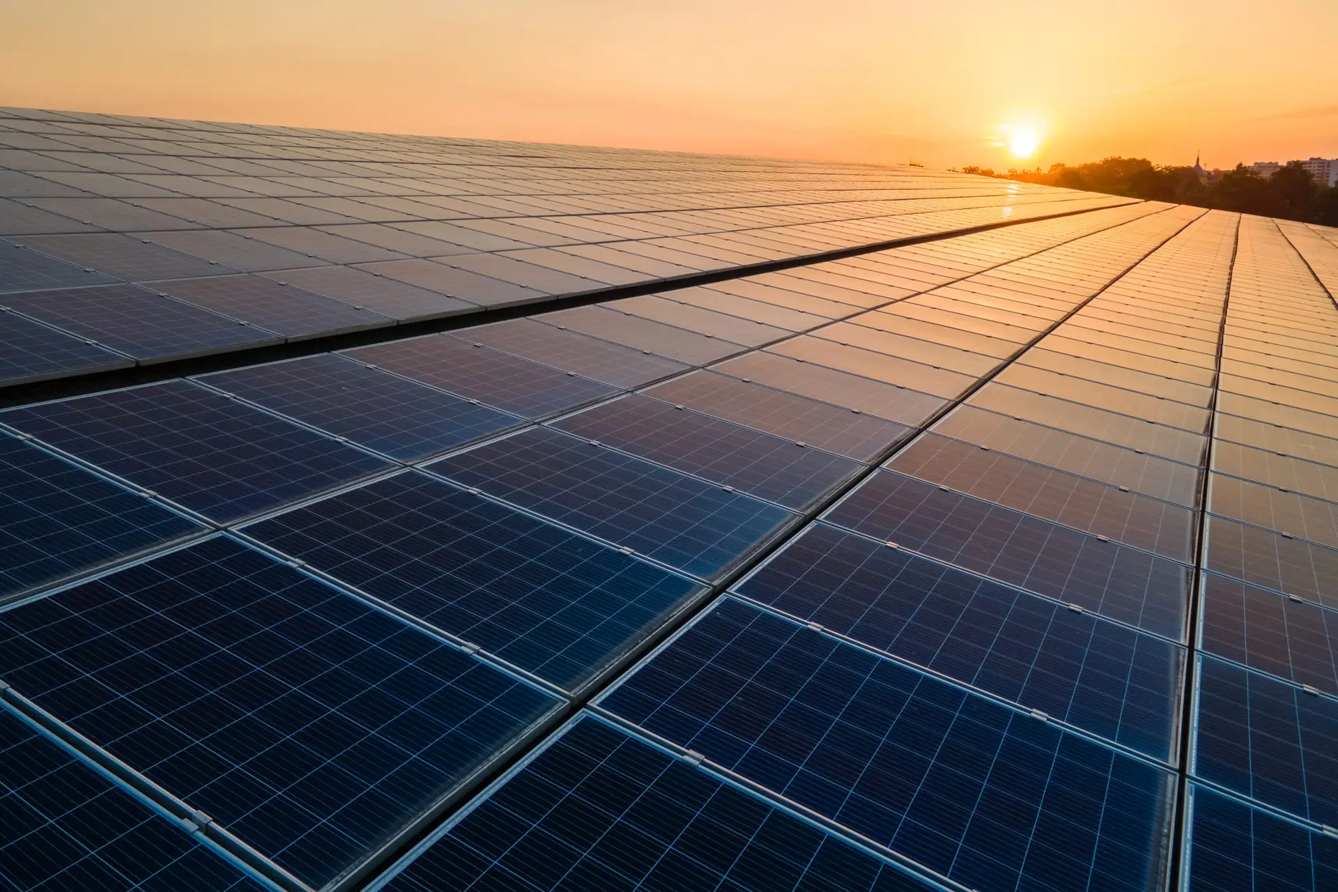 Photovoltaikmodule auf einer Dachfläche